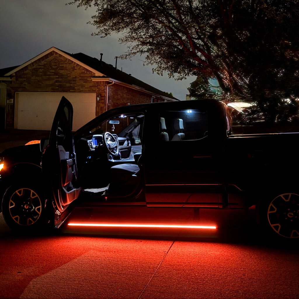 Automatic Electric Power Side Steps with Dynamic LED Lighting