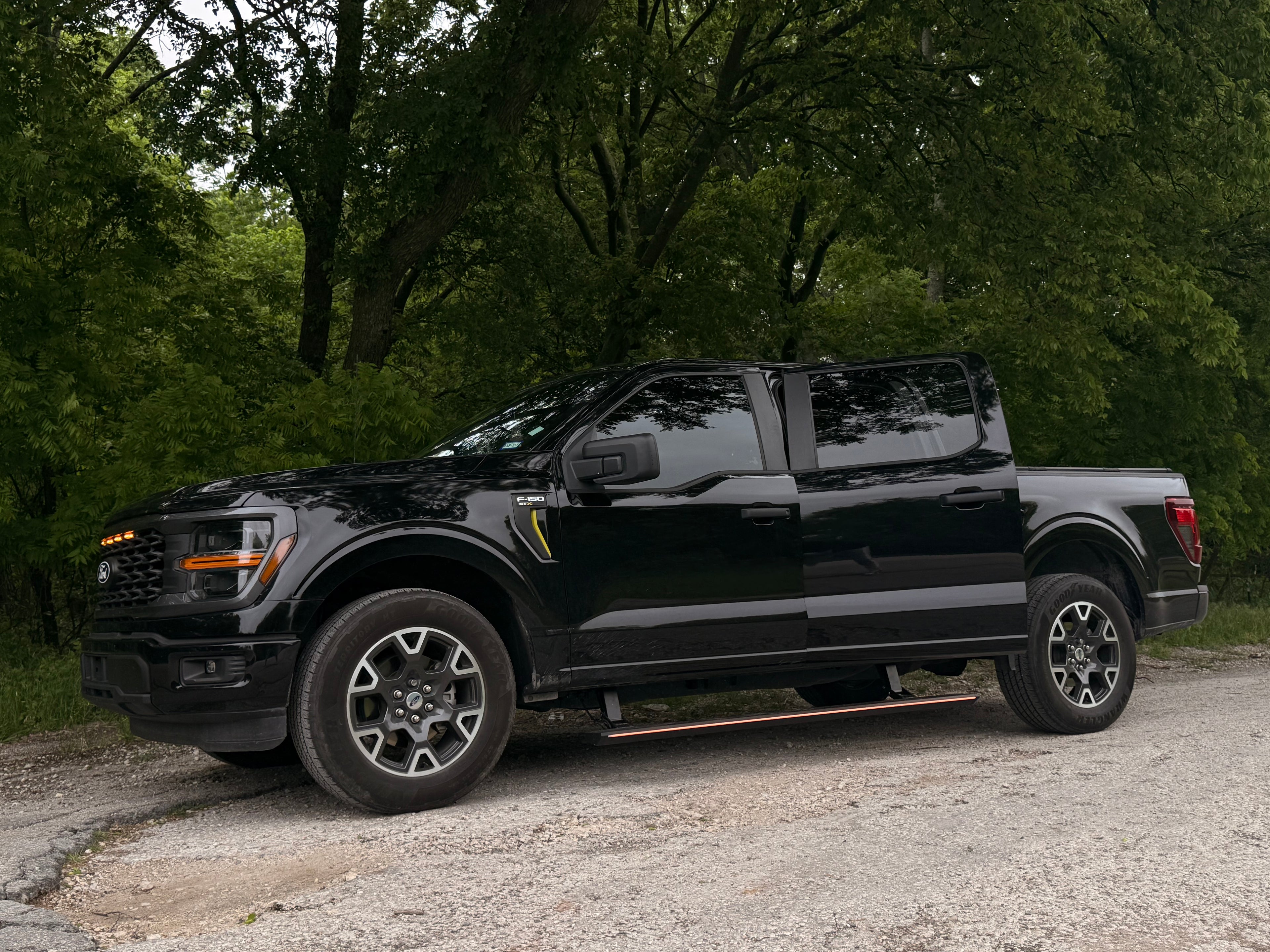 Automatic Electric Power Side Steps with Dynamic LED Lighting