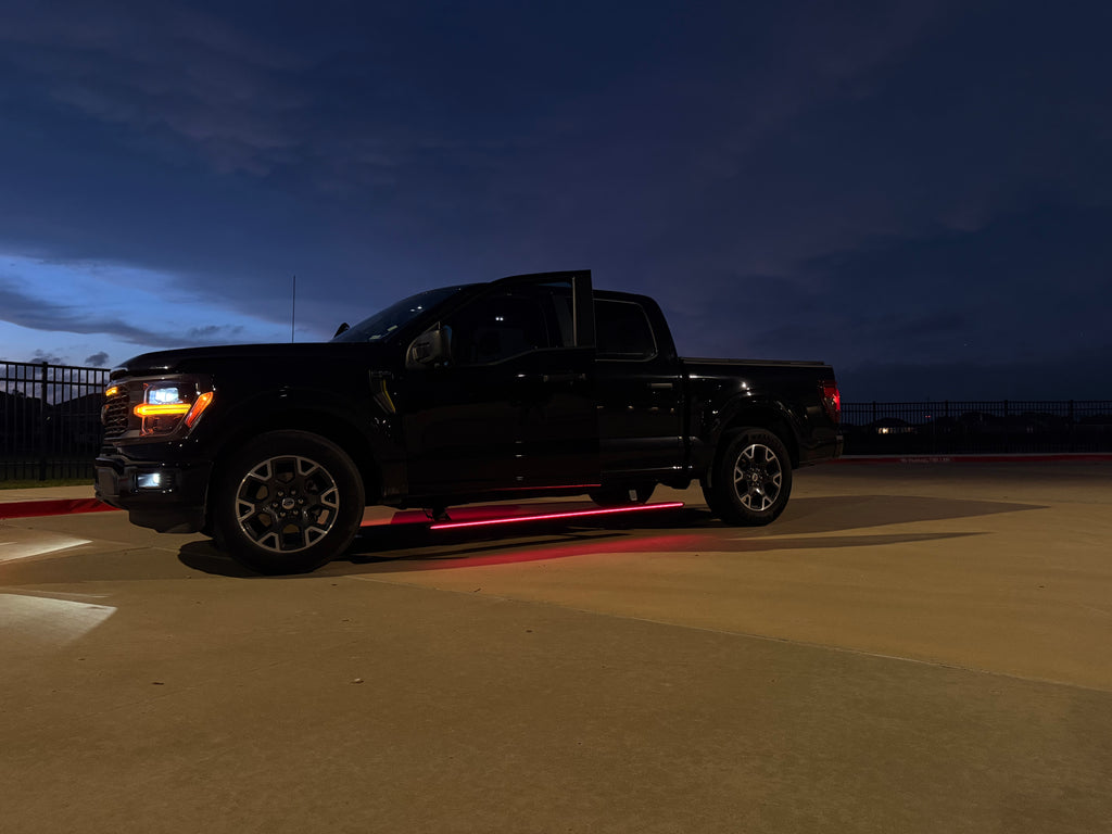 Automatic Electric Power Side Steps with Dynamic LED Lighting