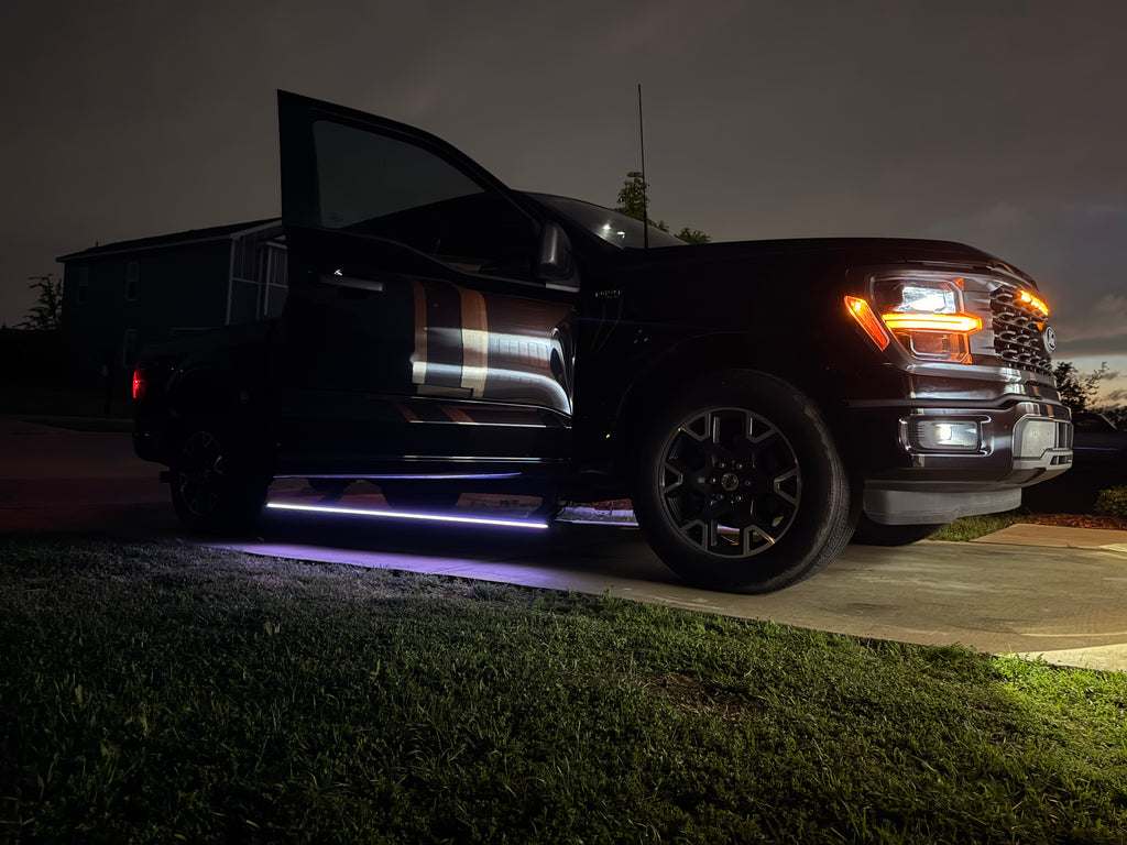 Automatic Electric Power Side Steps with Dynamic LED Lighting