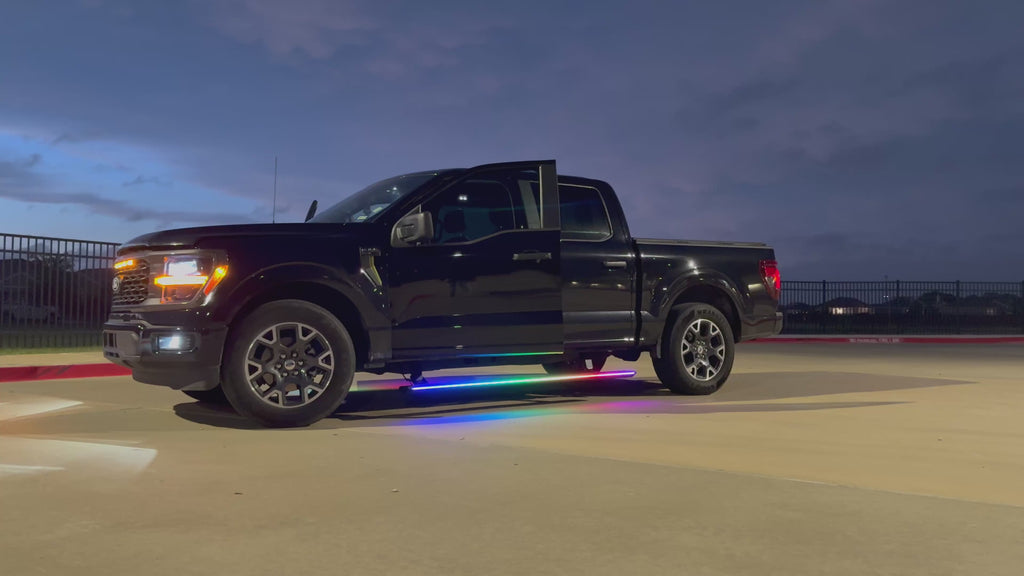 Automatic Electric Power Side Steps with Dynamic LED Lighting